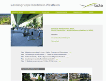 Tablet Screenshot of bdlanw.bdla.de